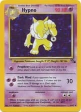 Pokemon Card - Fossil 8/62 - HYPNO (holo-foil) *Played*