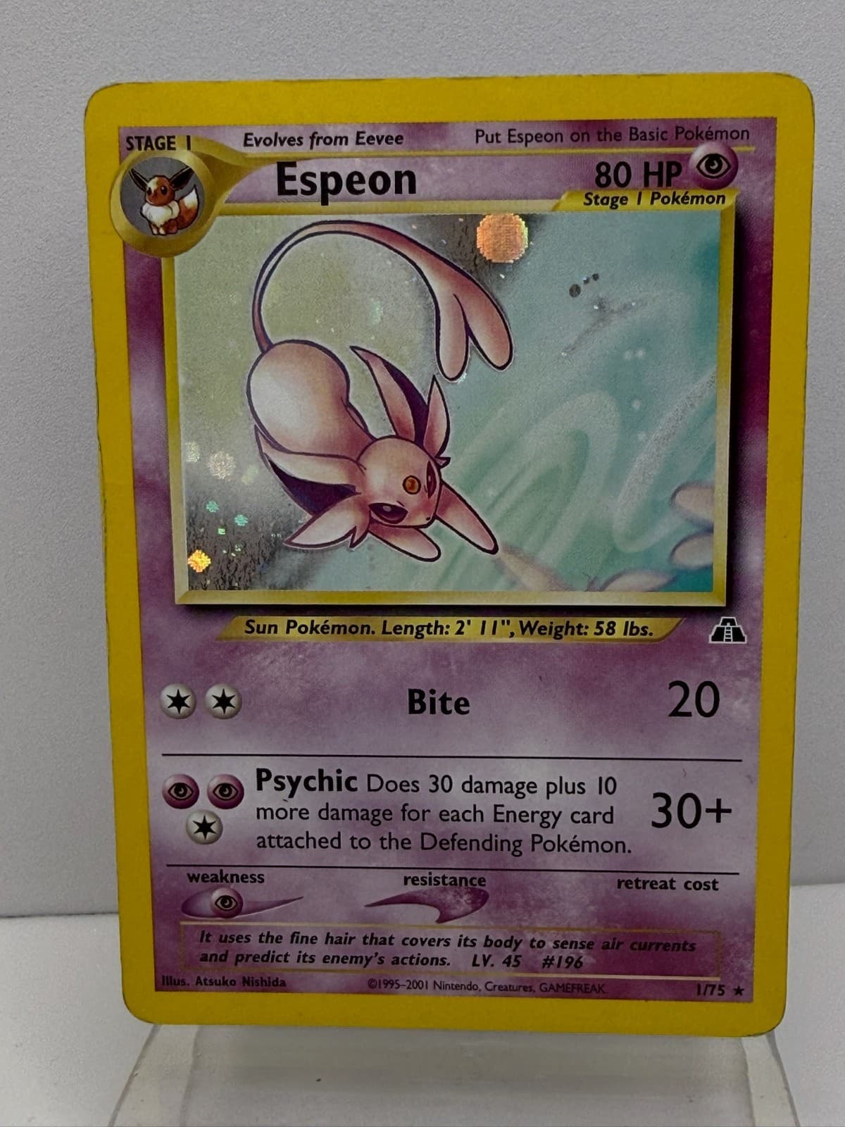 Espeon 1/75 Neo Discovery Holo