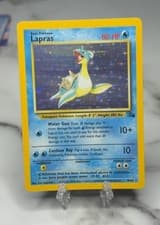 Lapras Holo Fossil 10/62 Pokemon Card Near Mint
