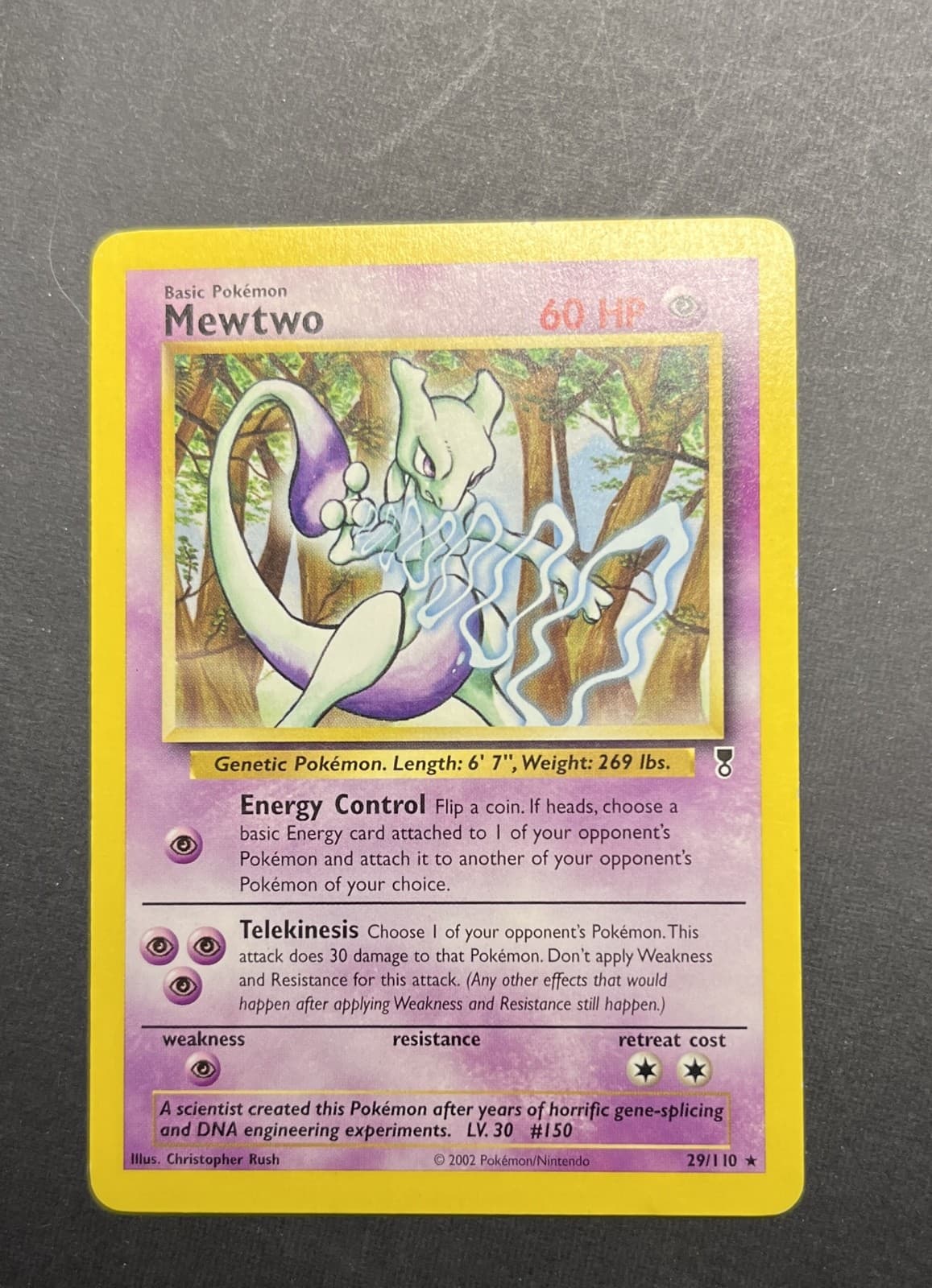 Mewtwo 29/110 Legendary Collection Regular LP Pokemon Card