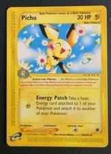 Pokemon TCG Pichu Non Holo Expedition Base Set e-Reader 58/165