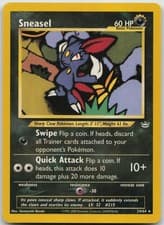 Sneasel 24/64 Rare Neo Revelation Pokemon Unlimited NM/M