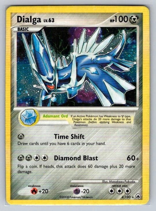 Dialga 4/100 Majestic Dawn Rare MP Pokemon TCG