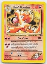 Blaine's Charmeleon 31/132 Uncommon Gym Challenge Pokemon Unlimited LP 50
