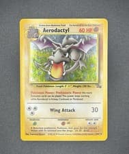 Aerodactyl Holo 1/62 MP+ | Vintage Pokémon Card WOTC Fossil Set