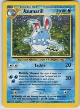 Pokemon TCG Azumarill Holo Rare Neo Genesis 002/111