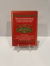 Pokemon Center NY 2001 WOTC Black Star Promo Insert Card - INSERT ONLY - TCG