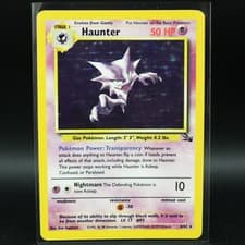 Haunter 6/62 Unlimited Holo Rare Fossil Pokemon Lightly Played