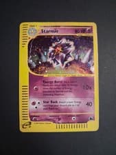Starmie H28/H32 Skyridge Holo Rare SWIRL Pokemon Card 2003 HP/DMG Condition