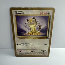Meowth - (Gold Bordered Promo) 56/64 - Fruit Roll up - WOTC PROMO 