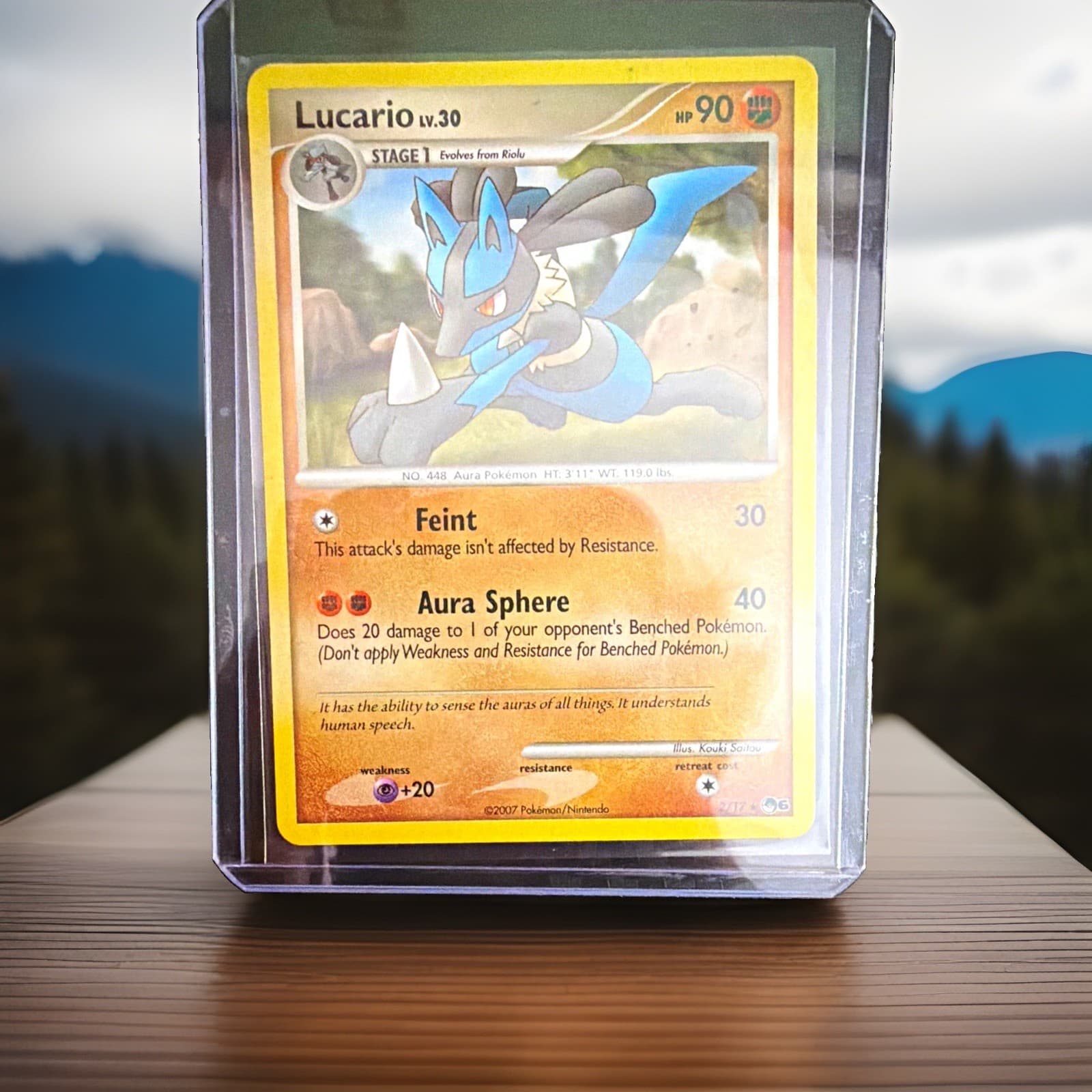💧🪨LUCARIO 2/17 POP Series 6 2007💧🪨