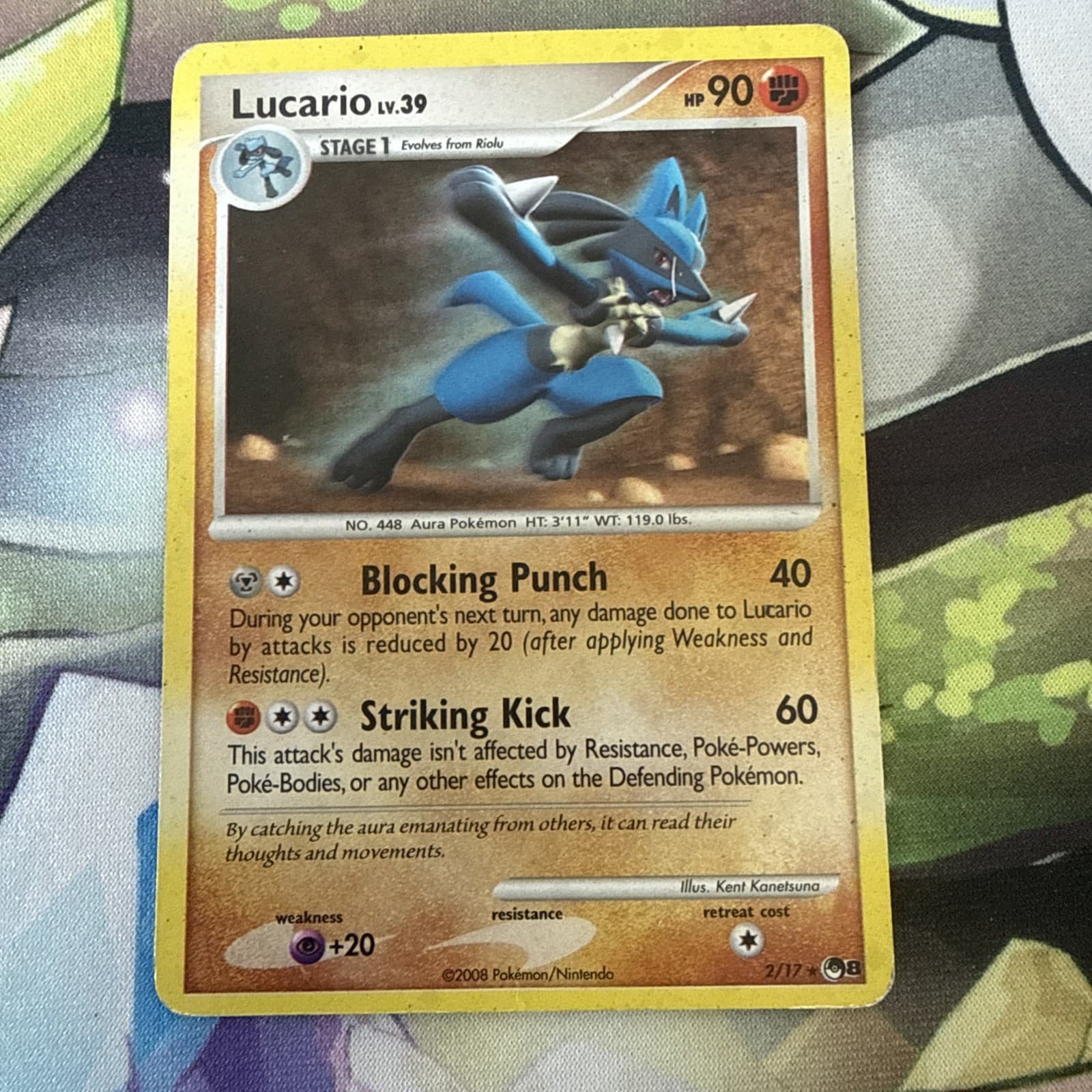 Lucario 2/17 Holo - POP Series 8 Pokemon Card - HP