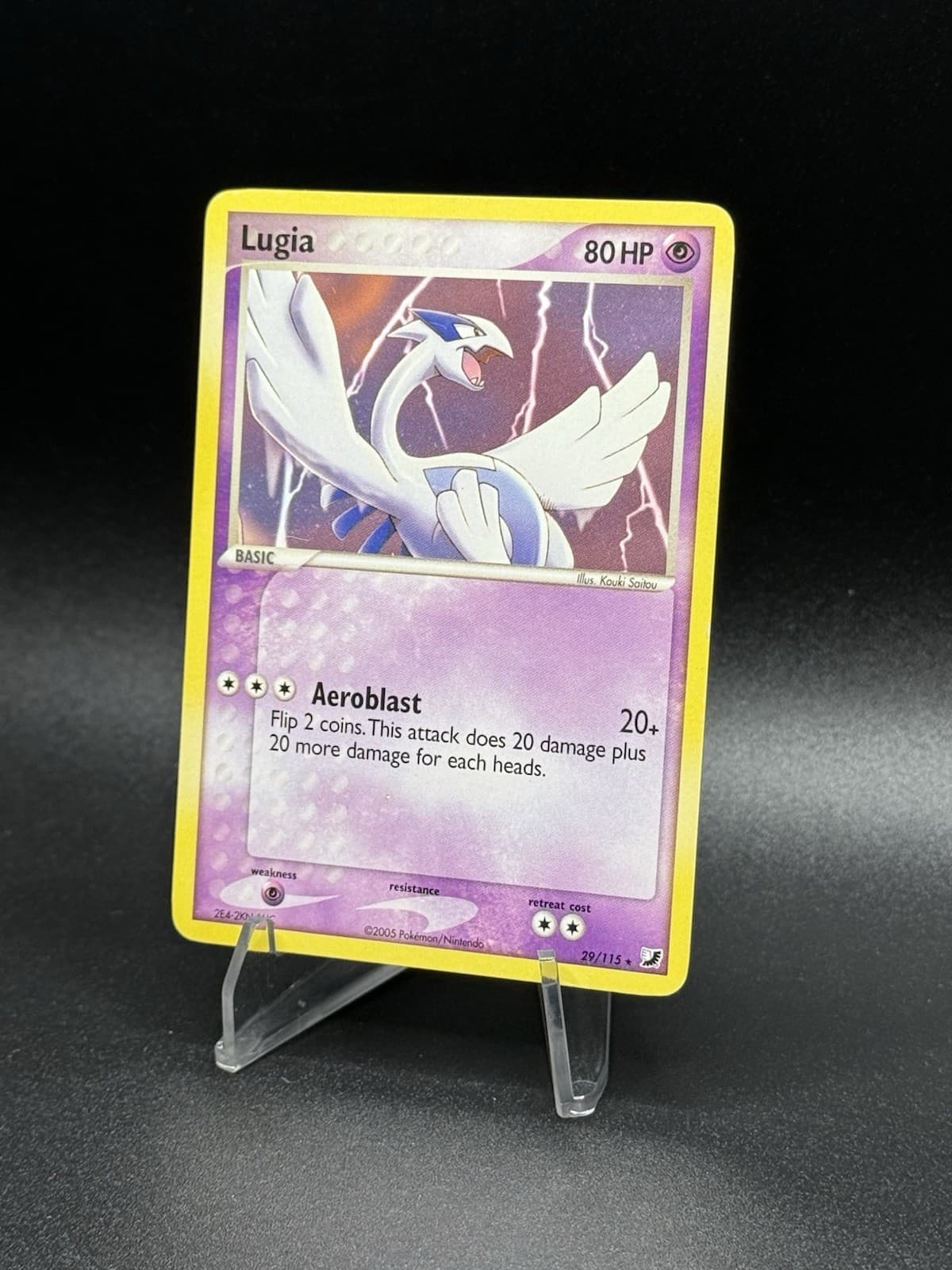Pokemon Lugia 29/115 EX Unseen Forces Regular