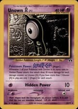 Unown [A] (33) Unlimited Rare Pokémon Neo Discovery 33/75 NM