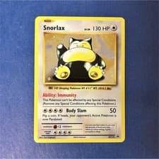Pokémon Snorlax XY179 XY Promo Holo Card 130 HP Ability Immunity Body Slam
