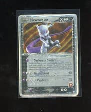 2004 Pokemon Team Rocket Returns Rocket's Mewtwo EX Holo Foil 99/109 Rare