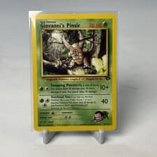 Pokémon TCG Giovanni's Pinsir 24/132 Gym Challenge Rare Regular 70HP English LP