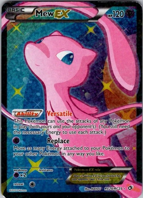 Mew EX (Full Art) Legendary Treasures: Radiant Collection RC24/RC25 MP