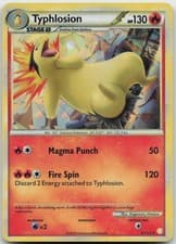 Typhlosion - 32/123 (Cracked Ice Holo) Holo Rare Deck Exclusives 032/123 LP