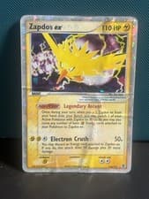 Pokémon Zapdos ex 116/112 EX FireRed & LeafGreen Secret Rare Holo Card