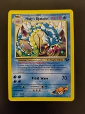 Pokémon Misty's Gyarados #13 Gym Challenge NM- Unlimited Holo Rare 13/132