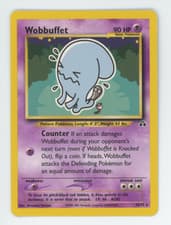 Wobbuffet 35/75 Rare Unlimited Edition Neo Discovery Pokemon Card 2001 WOTC