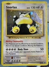 Pokemon TCG Snorlax XY179 Holo Promo EN Basic Colorless HP 130 XY