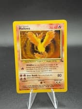 Pokémon Moltres TCG Fossil Card 12/62 Holo Unlimited Rare LP GW3