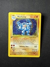 Pokémon TCG Machamp 8/102 Deck Exclusives Holo Rare 1st Ed English 1999 HP