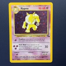Pokémon Vintage Holo Rare Hypno 8/62 Fossil WotC 1999