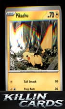 Pikachu (Red Cheeks) 058/102 Pokemon Common Base Set (Shadowless) Card NM