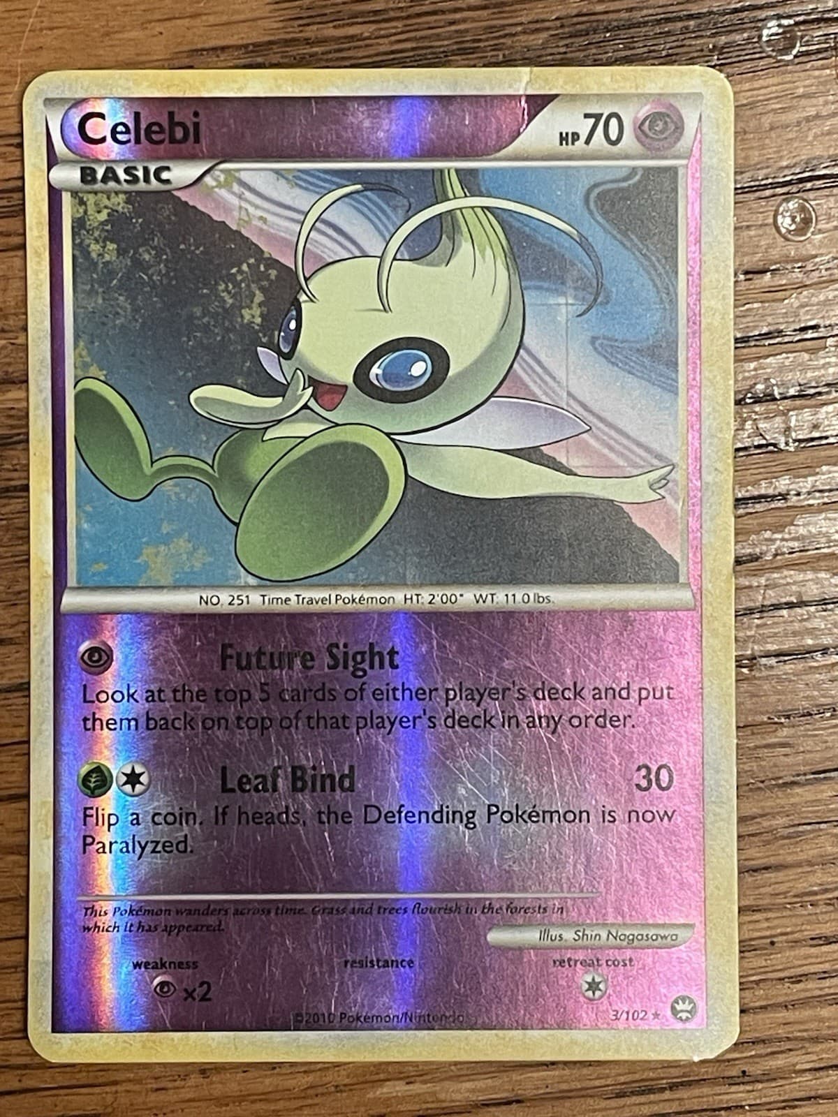 Celebi 3/102 Triumphant Reverse Holo