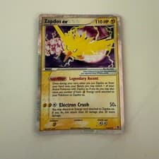 Pokemon TCG Zapdos ex FireRed & LeafGreen Holo 116/112 English Card