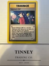Pokemon Sabrina's ESP 117/132 Gym Heroes Trainer WOTC Vintage NM
