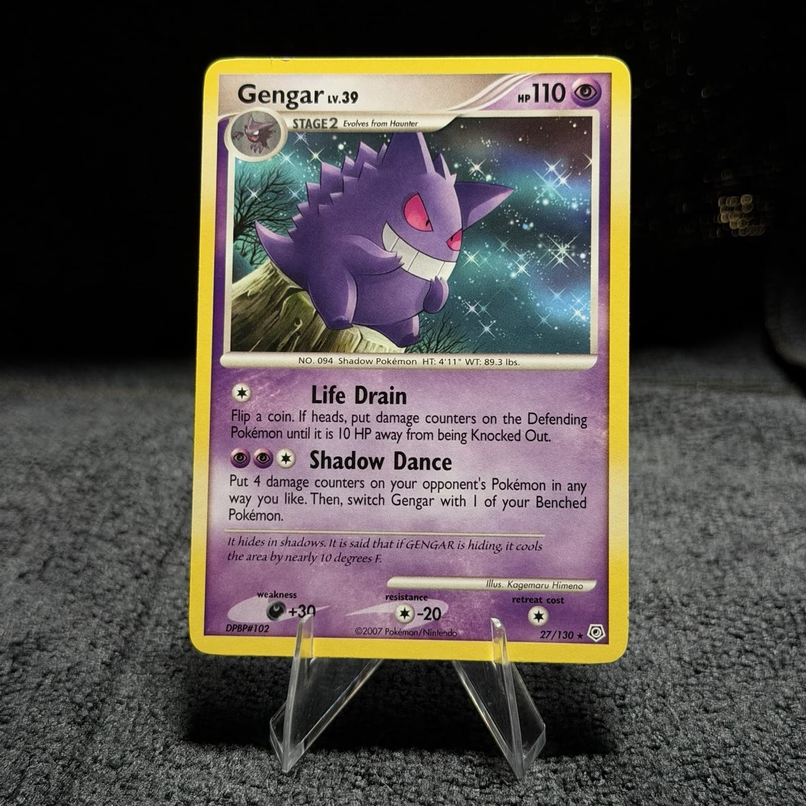 Gengar 27/130 Diamond and Pearl Regular (NM) Near Mint | BUY 4 SAVE 15%