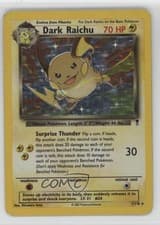 Dark Raichu Holo Pokemon Legendary Collection #7 2002