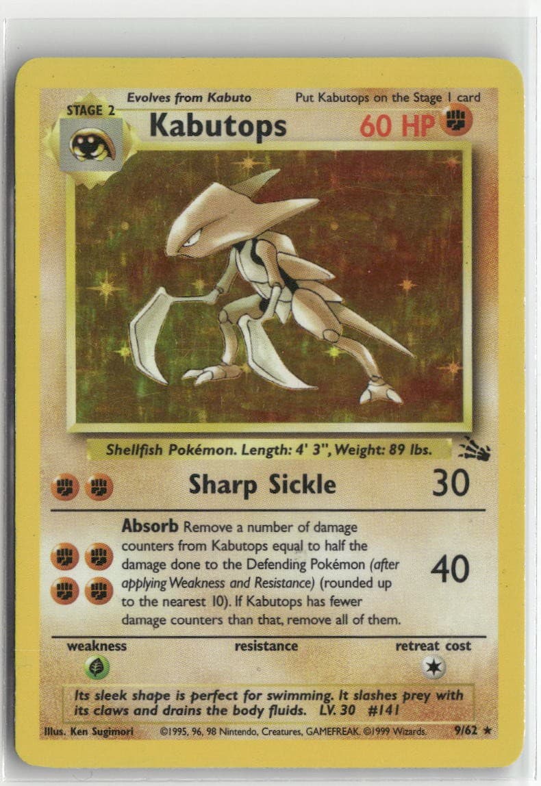 Pokémon Fossil #09/62 Kabutops (9)