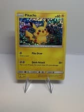 Pokémon Pikachu TCG #4/12 McDonald's Confetti Holo Promo 2018 HP