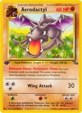 Aerodactyl (16) #16/62 (1st Edition) (LP) Fossil FO Pokemon