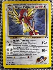 Koga's Pidgeotto Gym Challenge 27/132 Pokemon Card