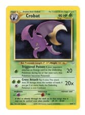 Crobat 4/64 Rare Neo Revelation Pokemon Unlimited Holo Lightly Played