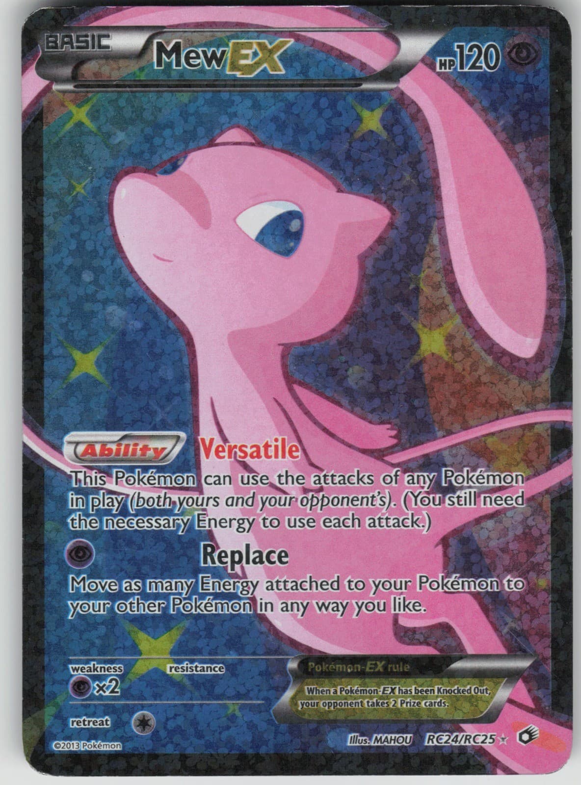 Pokemon TCG Mew EX (Full Art) Legendary Treasures: Radiant Collection RC24/RC25