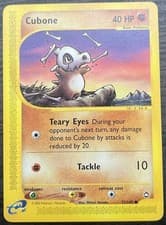 Cubone 072/147 Pokemon TCG WOTC E Series Aquapolis Regular NEAR MINT NM