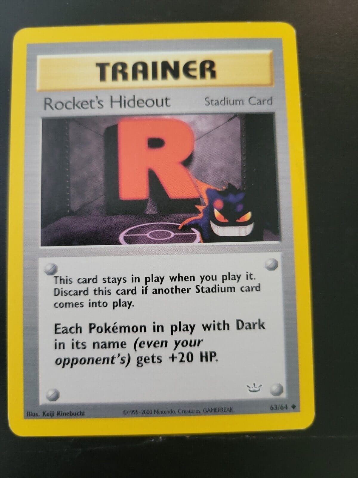 Pokemon TCG Card 2001 Neo Revelation - Rocket's Hideout 63/64