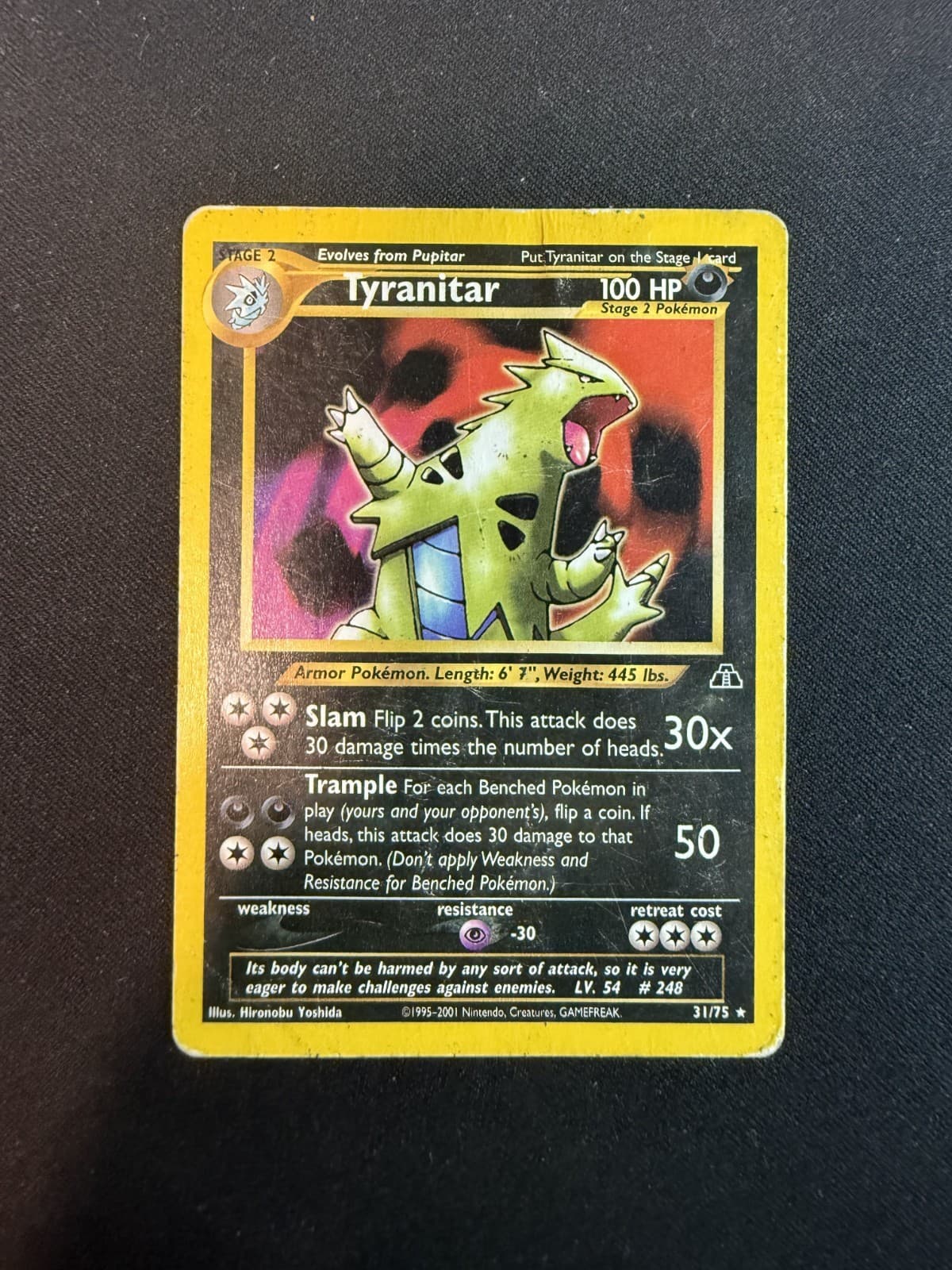 Tyranitar 31/75 Neo Discovery Regular - Vintage