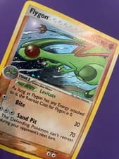 HUGE sWiRL vintage 2006 Pokémon Flygon POP Series 4 003/017 Holo Rare MP-LP