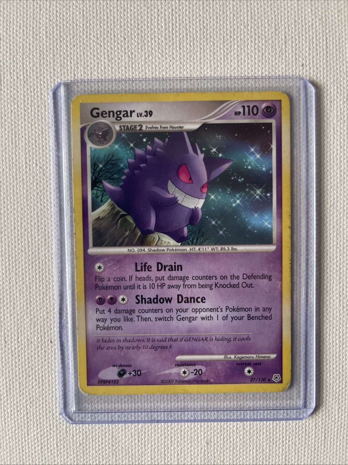 Gengar 27/130 Diamond and Pearl Regular