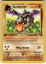 Aerodactyl (16) 1st Edition Fossil 16/62 1999 NM
