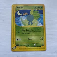 Pokemon Card - Oddish 97/147 Aquapolis e-Reader English 2002 (Pen mark)