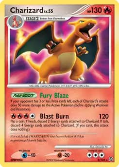 Charizard - 3/132 - Pokemon Secret Wonders Holo Card HP